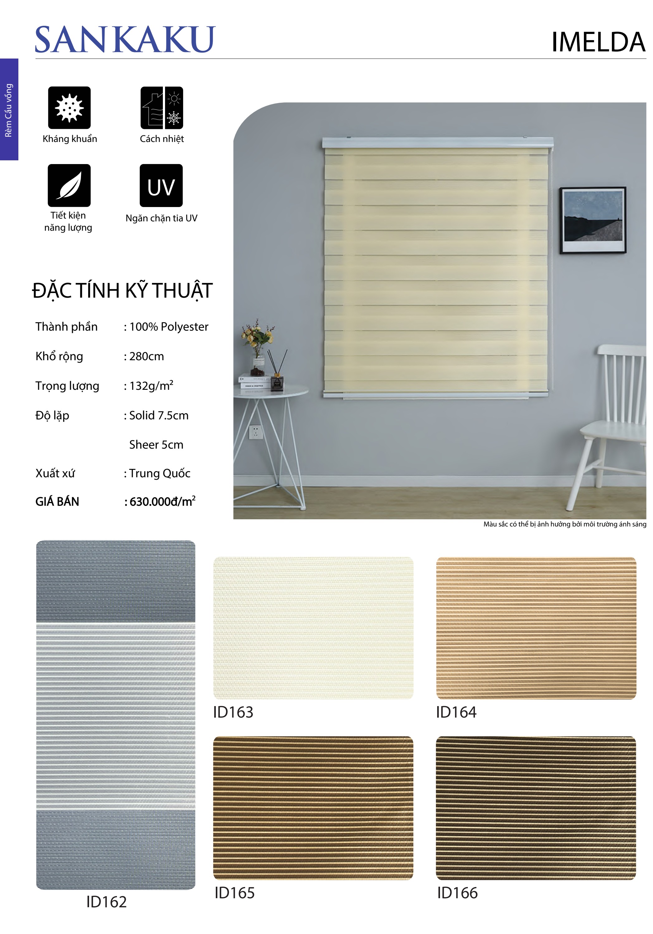 Màn Sáo Cầu Vồng Màn Sáo SanKaKu-Blinds Page-2