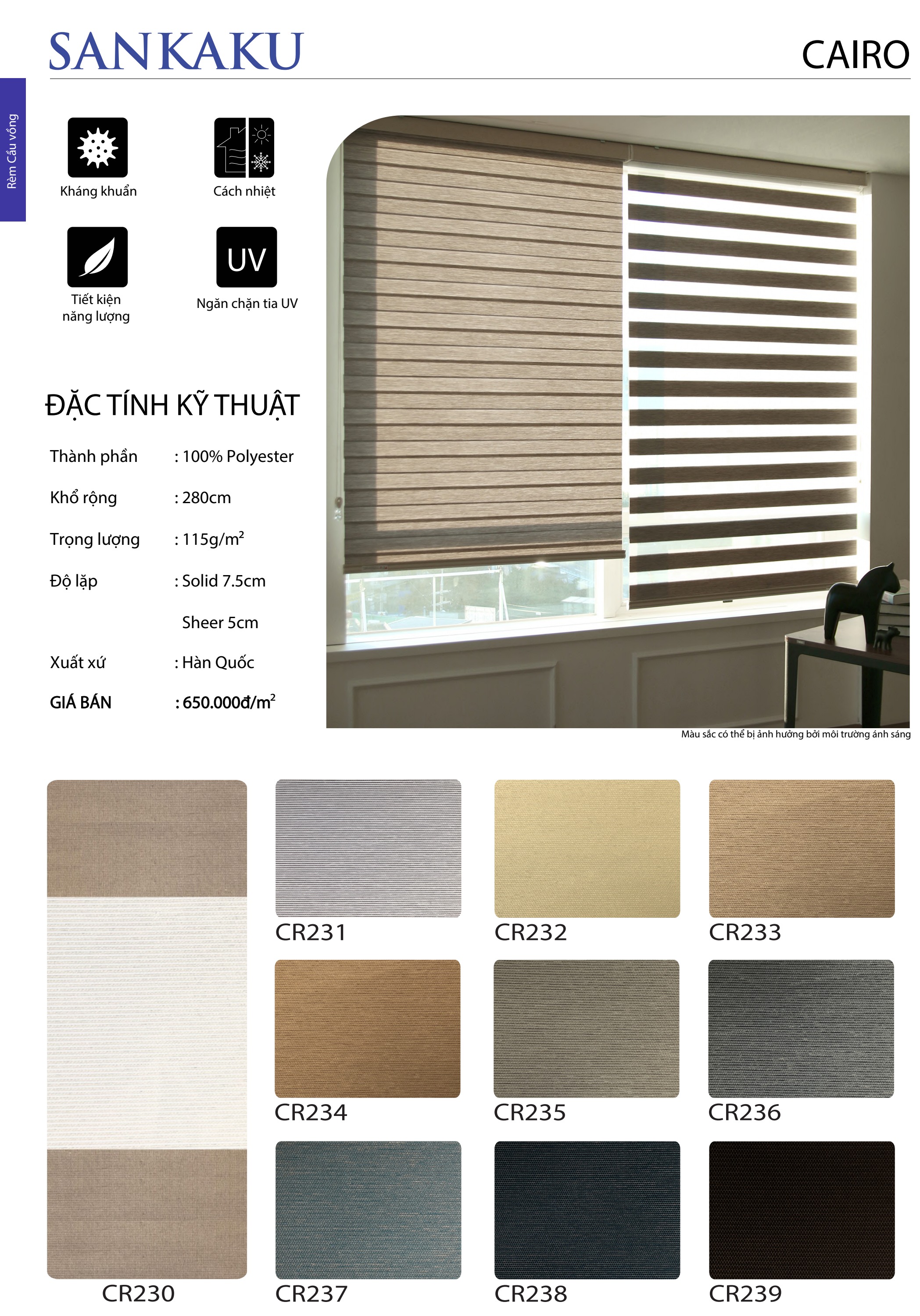 Màn Sáo Cầu Vồng Màn Sáo SanKaKu-Blinds Page-4