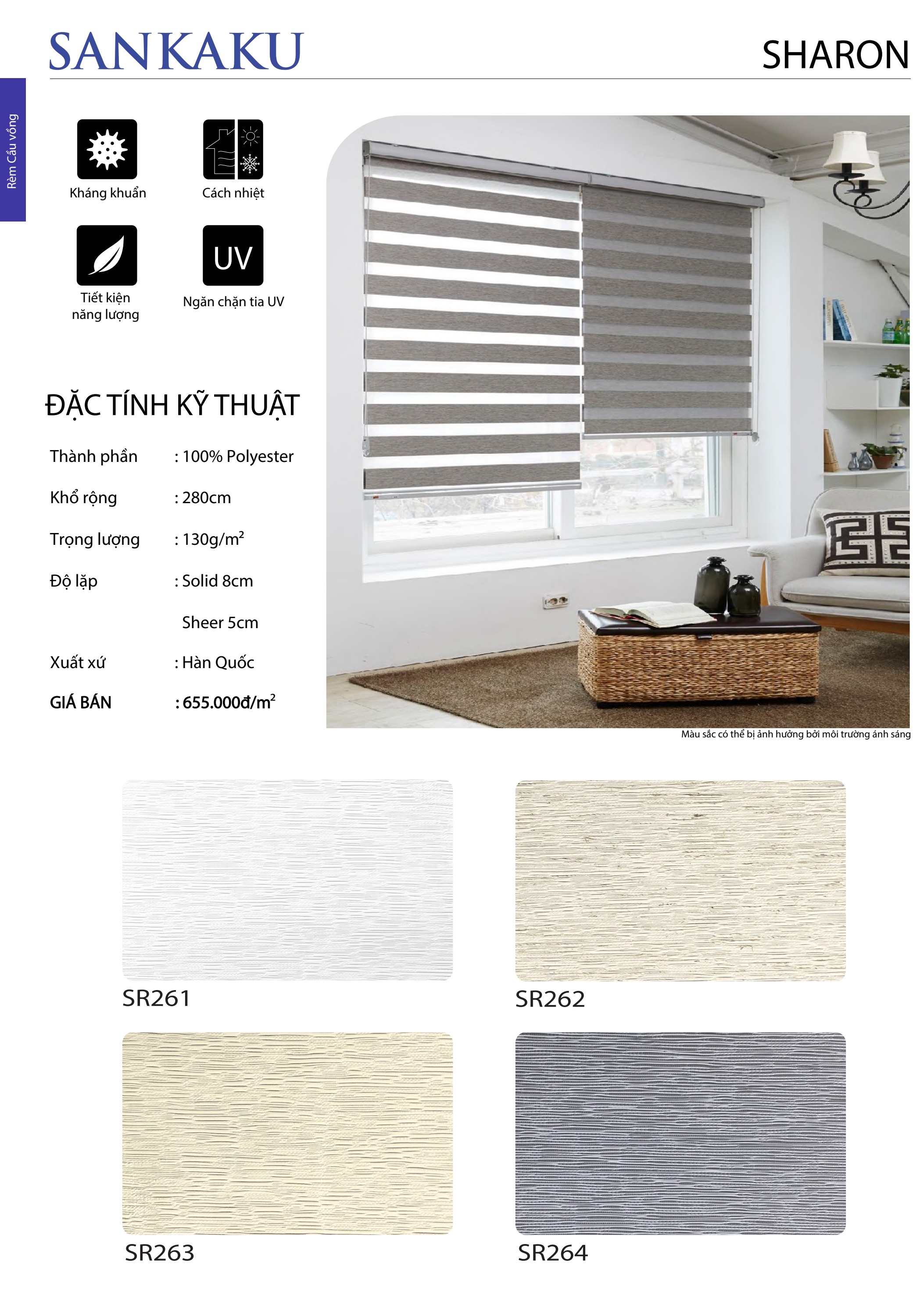 Màn Sáo Cầu Vồng Màn Sáo SanKaKu-Blinds Page-5