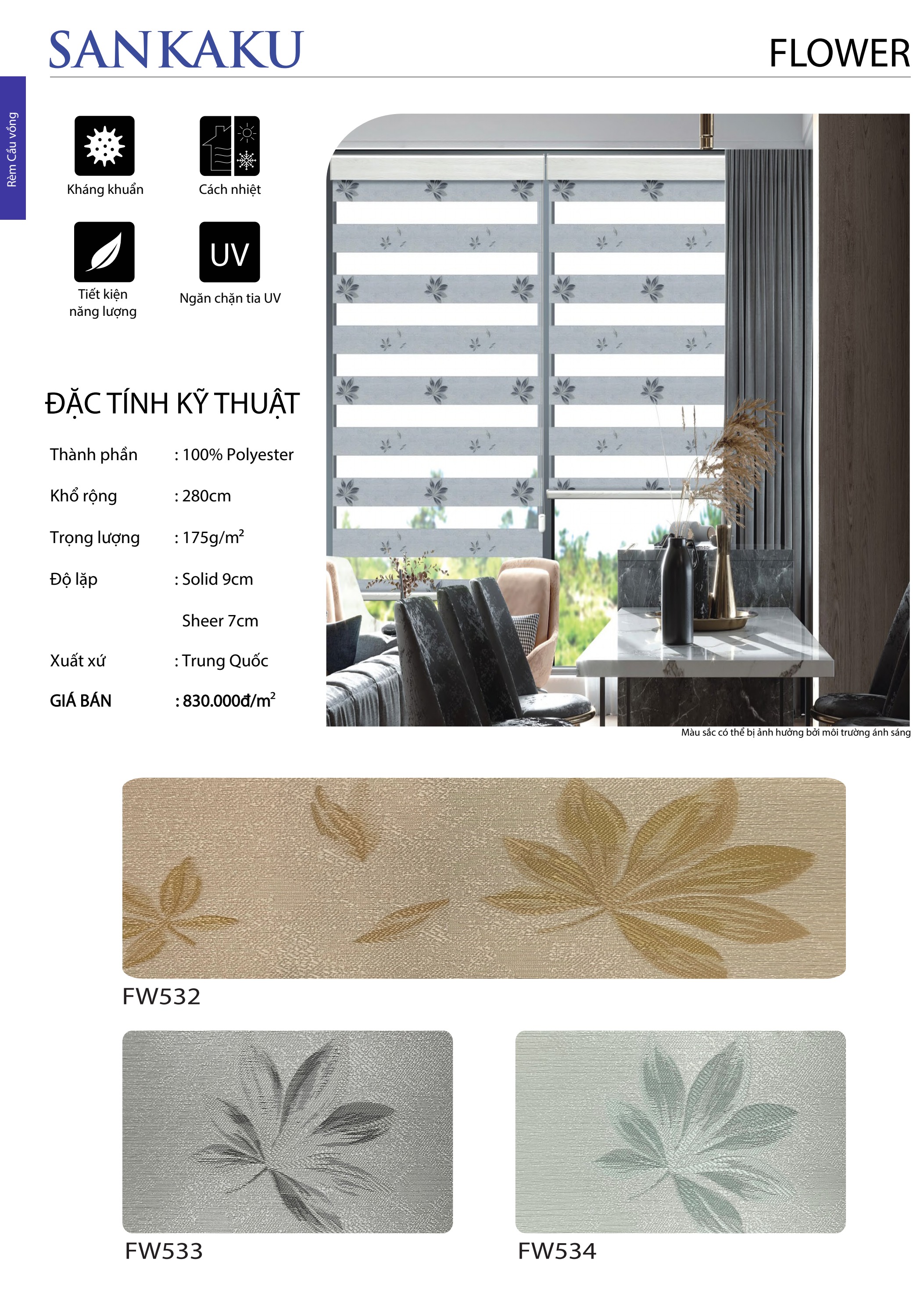 Màn Sáo Cầu Vồng Màn Sáo SanKaKu-Blinds Page-21